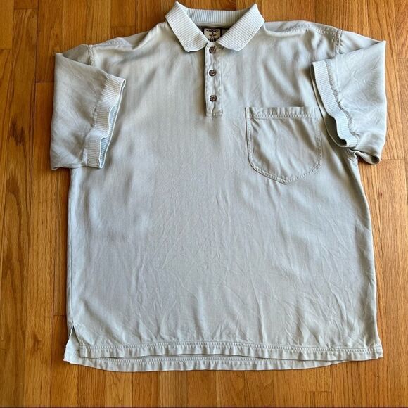 Mens Tommy Bahama 100% Silk Shirt Size Large - Picture 1 of 4